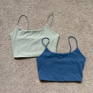 Garage Blue and Mint Green Camisole Tank Set Size XS